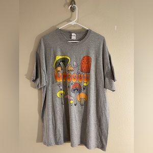 Gray “groovy” t-shirt